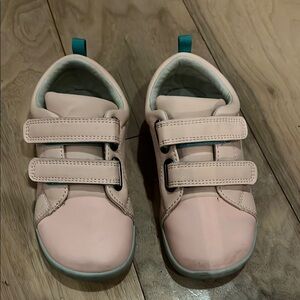 Chic Pink Kids Sneakers with Velcro Straps